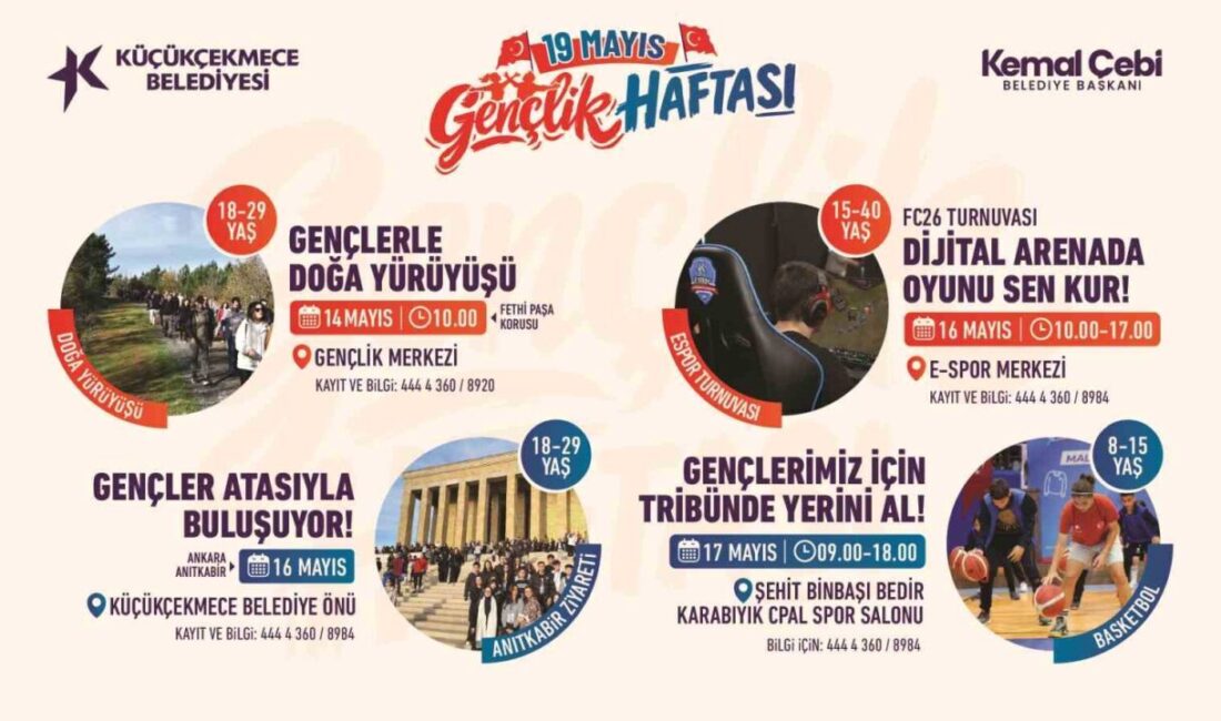 Küçükçekmece Belediyesi, 19 Mayıs Atatürk’ü Anma, Gençlik ve Spor Bayramı’nın