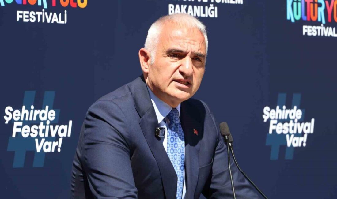 Eskişehir’de Kültür Yolu Festivali’nin açılışına katılan Kültür ve Turizm Bakanı