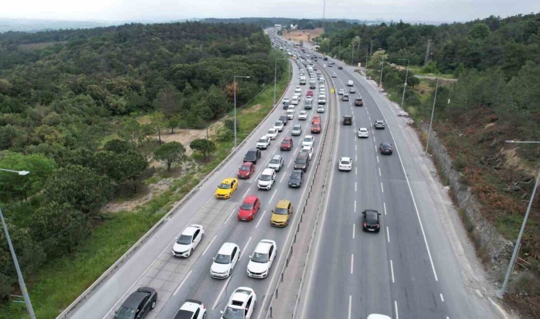 9 günlük Kurban Bayramı tatilinde İstanbul genelinde trafik yoğunluğu tarihi