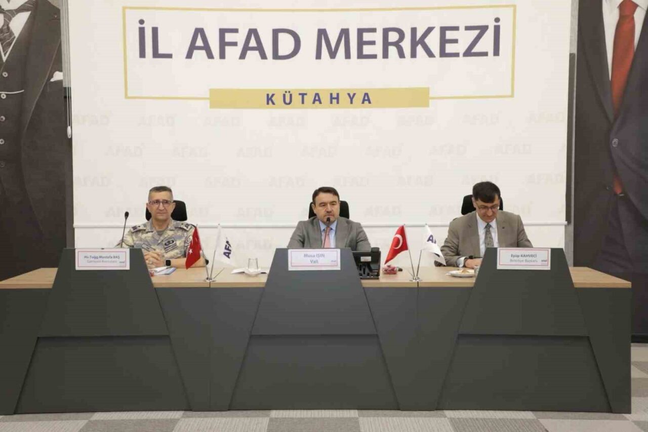 Kütahya’da, 2026 Yılı Türkiye Afet Müdahale Planı (TAMP) kapsamında İl