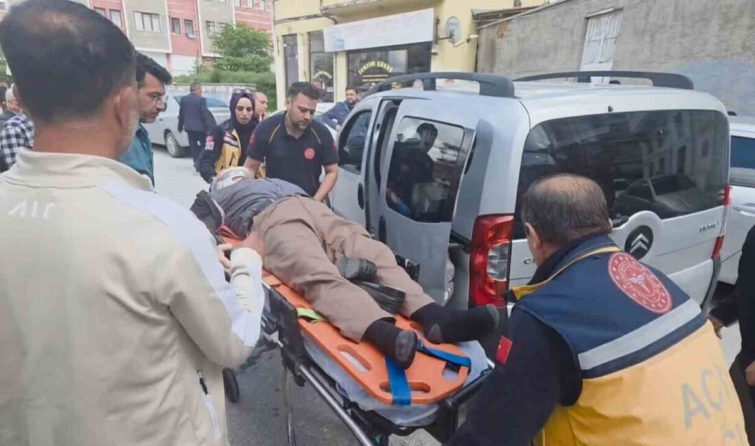 Kütahya’da sürücüsü direksiyon başında rahatsızlanınca kontrolden çıkan hafif ticari araç,