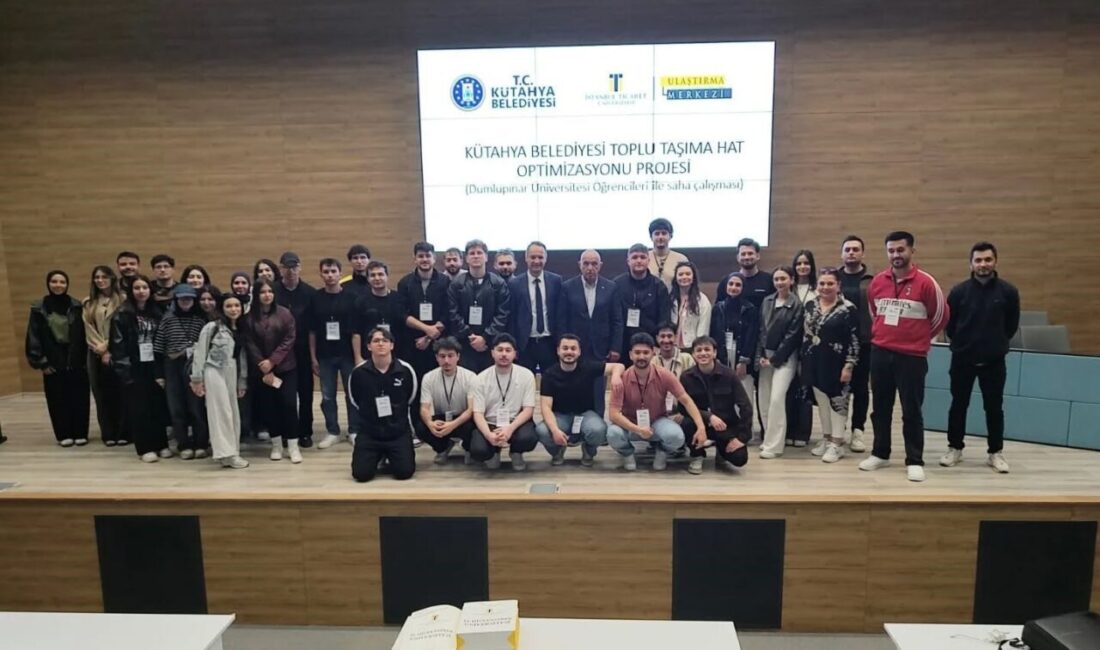 Kütahya Belediyesi tarafından, İstanbul Ticaret Üniversitesi iş birliğiyle yürütülen Ulaşım