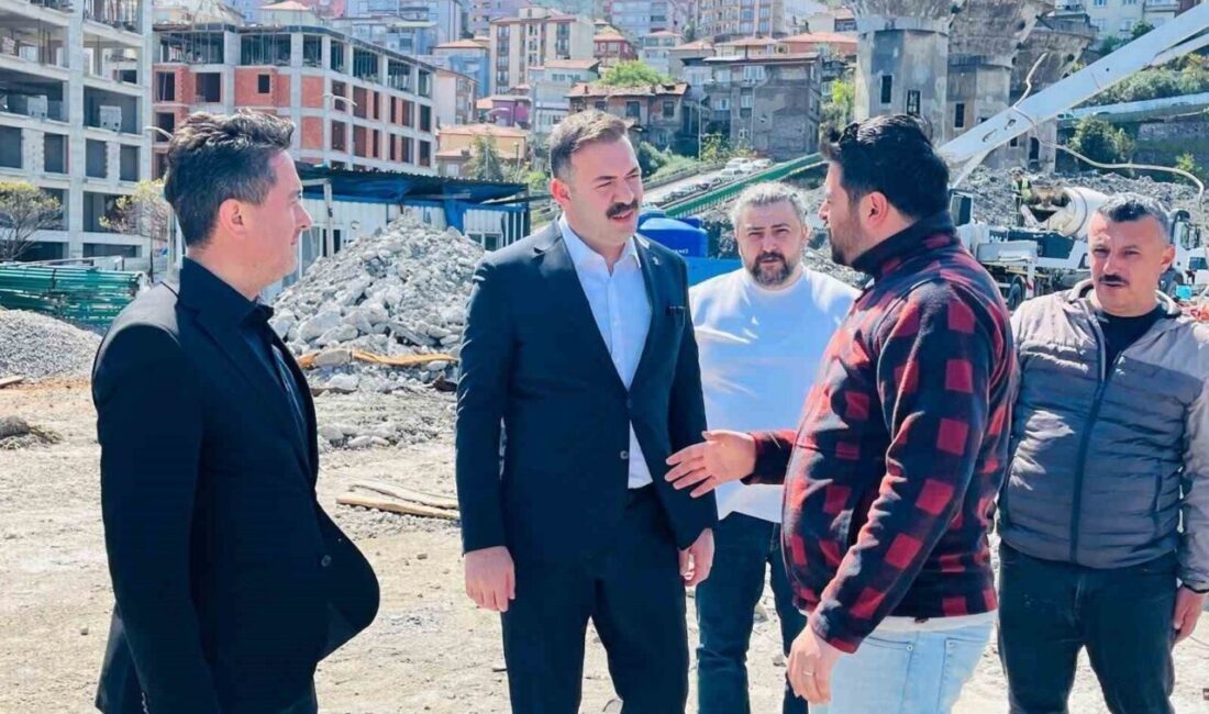 AK Parti İl Başkanı Mustafa Çağlayan, Lavuar Alanında çalışmaların yeniden