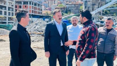AK Parti İl Başkanı Mustafa Çağlayan, Lavuar Alanında çalışmaların yeniden
