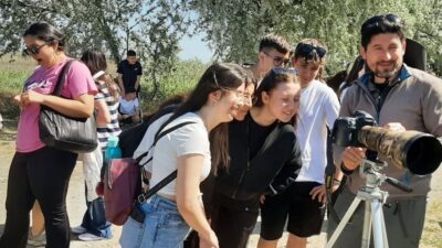 Çanakkale’de lise öğrencileri Çardak Sulak Alanında kuş gözlemi ardından çevre