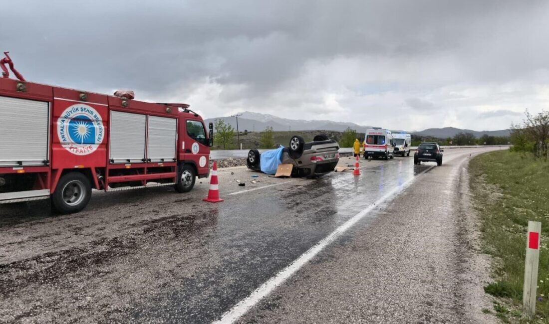 Antalya’nın Korkuteli ilçesi ile Fethiye yolu Kızılcadağ mevki arasında meydana