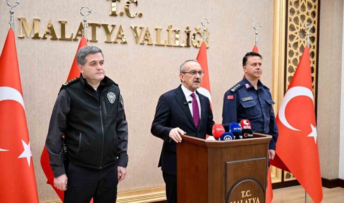 Malatya Valisi Seddar Yavuz, kentte son 4 aylık asayiş verilerini