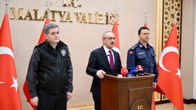 Malatya Valisi Seddar Yavuz, kentte son 4 aylık asayiş verilerini