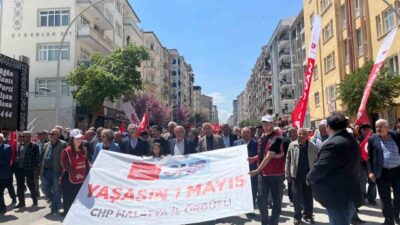 Malatya’da 1 Mayıs Emek ve Dayanışma Günü, siyasi parti ve