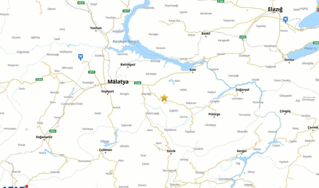 Malatya’nın Battalgazi ilçesinde 5.6 büyüklüğünde bir deprem meydana geldi. AFAD