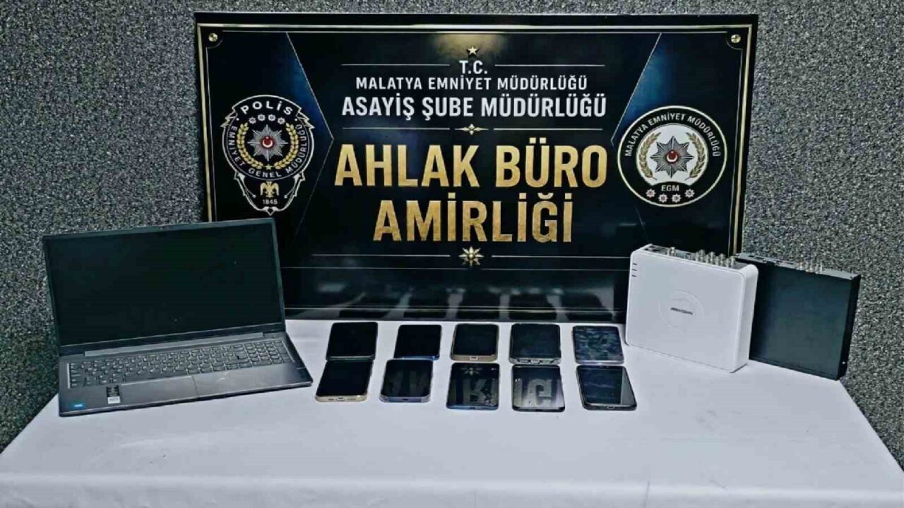 Malatya’da “fuhşa teşvik, aracılık ve yer temini” suçuna yönelik düzenlenen
