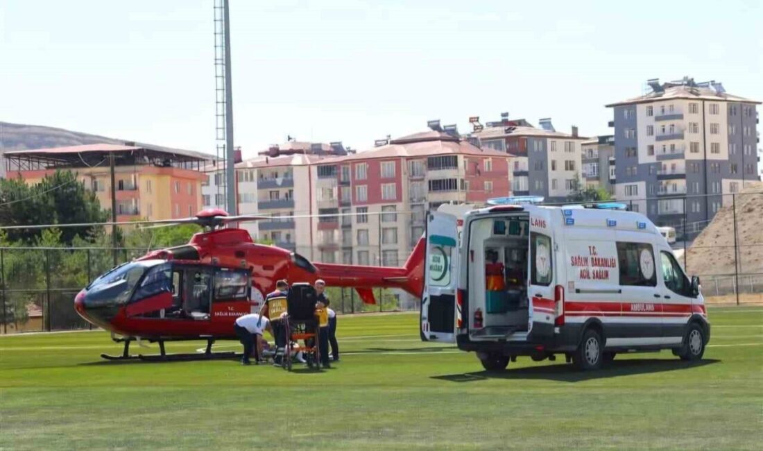 Malatya’nın Darende ilçesinde solunum yetmezliği geçiren 76 yaşındaki hasta için