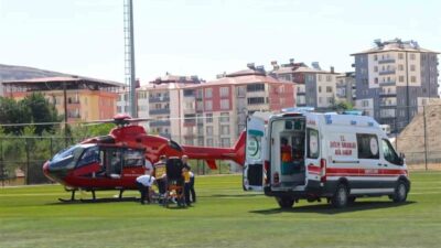 Malatya’nın Darende ilçesinde solunum yetmezliği geçiren 76 yaşındaki hasta için