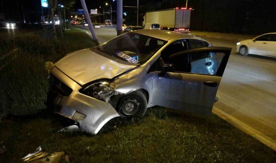 Malatya’da tır ile çarpışan otomobil refüje çıktı. Kaza, saat 23.15