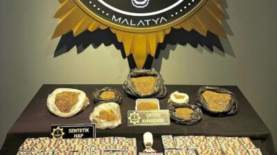Malatya’da düzenlenen uyuşturucu operasyonunda 5 şüpheli gözaltına alındı. Malatya’da, İl