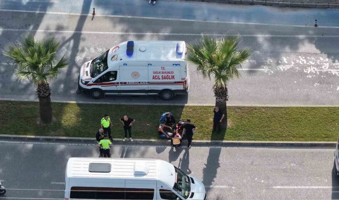 Manavgat ilçesinde aynı istikamette seyir halindeki 2 motosikletin çarpışması sonucu