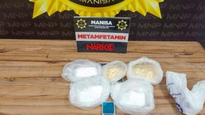 Manisa’da narkotik ekiplerince uyuşturucu ticareti yapan şahıslara yönelik düzenlenen operasyonda