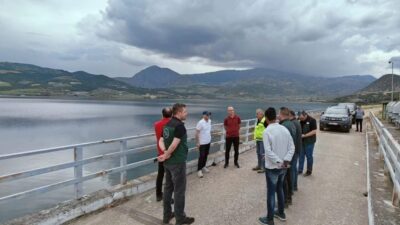 Manisa’da Afşar Barajı yüzde 100 doluluğa ulaşırken, yüzde 90 doluluk