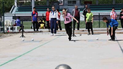 Gençlik ve Spor Bakanlığı tarafından düzenlenen Okul Sporları Bocce Petank