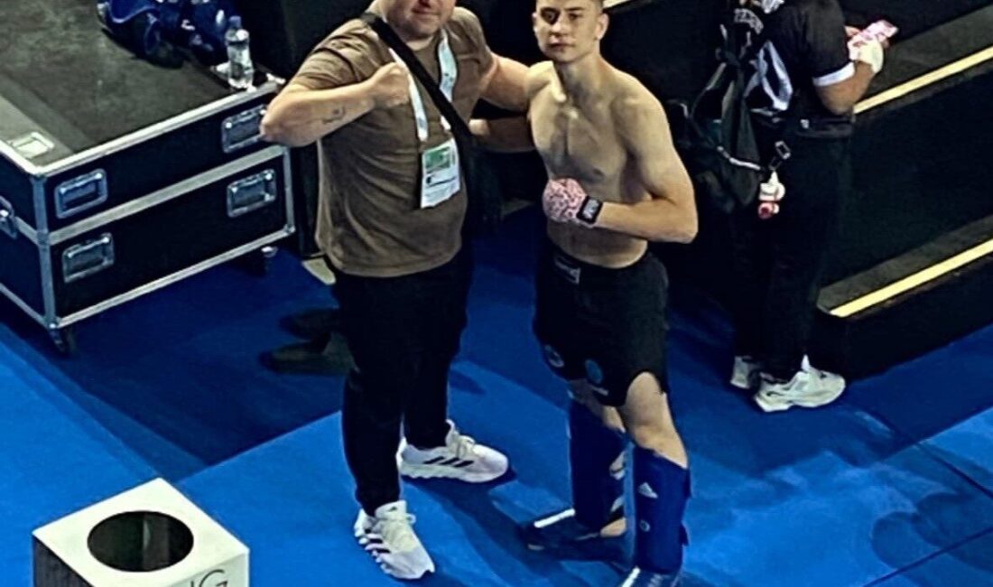 Manisalı kickbox sporcusu Ahmet Mirza Erden 11. Turkish Open WAKO