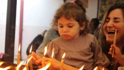 Hatay’ın İskenderun ilçesinde Hıdırellez dolayısıyla Mar Circus Rum Ortodoks Kilisesi’nde