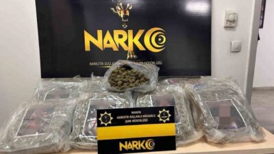 Mardin’de narkotik ekiplerince düzenlenen operasyonda 10 kilo 900 gram uyuşturucu