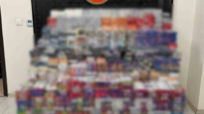 Mardin’in Midyat ilçesinde düzenlenen kaçakçılık operasyonunda 11 bin 880 paket