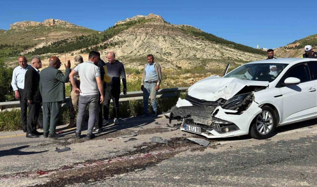 Mardin’de iki aracın çarpışması sonucu meydana gelen trafik kazasında 1