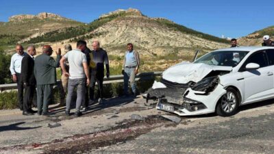 Mardin’de iki aracın çarpışması sonucu meydana gelen trafik kazasında 1