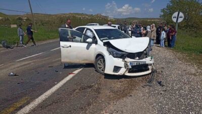 Mardin’in Mazıdağı ilçesinde meydana gelen zincirleme trafik kazasında 5 kişi