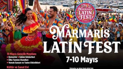 Marmaris Latin Fest kapsamında, Latin Amerika’nın dört ülkesinden sanatçıların eserlerinin