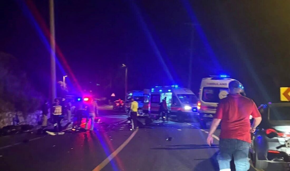 Muğla’nın Marmaris ilçesine bağlı İçmeler Mahallesi’nde gece yarısı meydana gelen