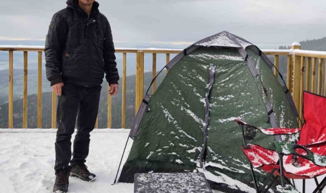 Karabük’ün Safranbolu ilçesinde mayıs ayının son günlerinde etkili olan kar