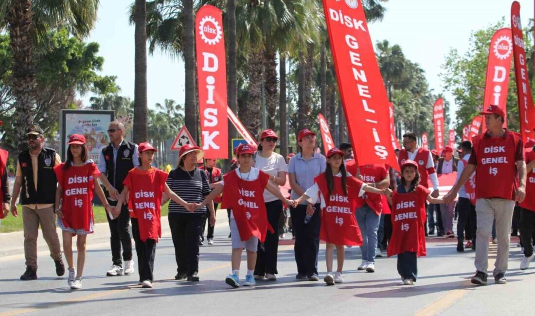 Mersin’de 1 Mayıs Emek ve Dayanışma Günü, yürüyüş ve mitinglerle
