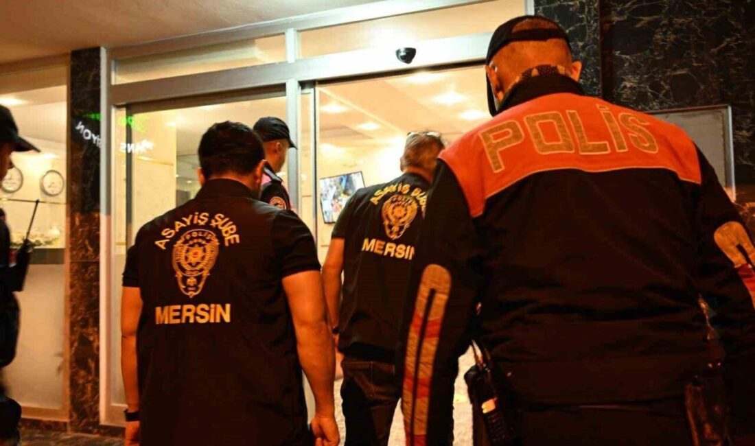 Mersin’de polis ekiplerince konaklama tesislerine yönelik gerçekleştirilen denetimlerde 2 işletmeye