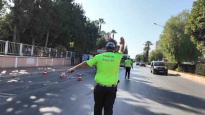 Mersin’de polis ekiplerinin dron ve Kent Güvenlik Yönetim Sistemi (KGYS)