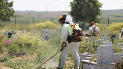 Kurban Bayramı öncesinde vatandaşların kabristan ziyaretlerini daha huzurlu ve temiz