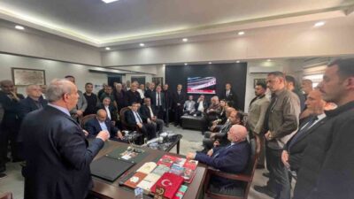 MHP Gaziantep Milletvekili Sermet Atay ve beraberindeki heyet, Milliyetçi Hareket