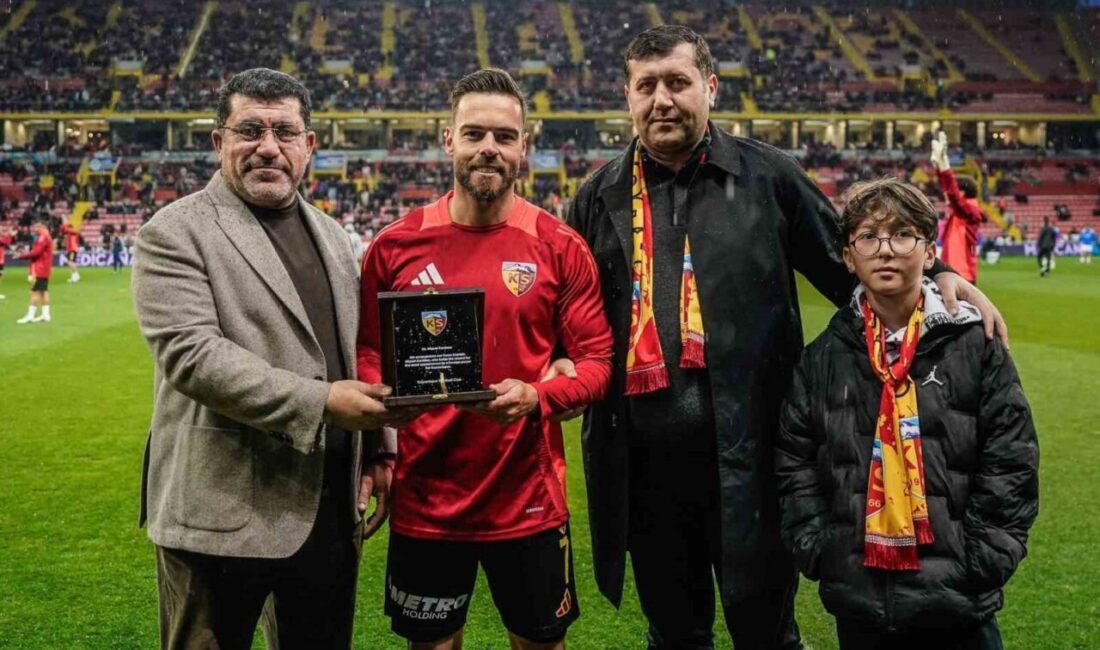 Kayserispor’un kaptanı Miguel Cardoso, takımın en çok forma giyen yabancı