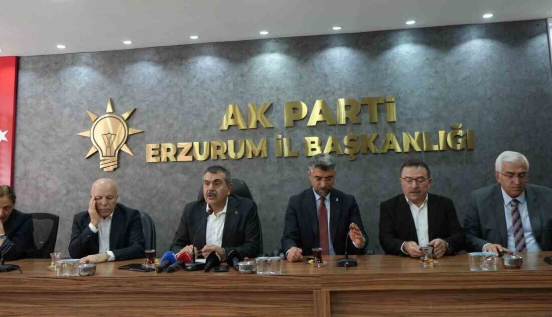 Milli Eğitim Bakanı Prof. Dr. Yusuf Tekin, Erzurum’da AK Parti