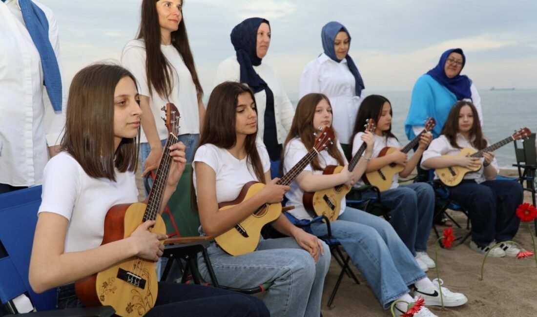 Sakarya’nın Karasu ilçesinde ortaokul öğrencileri ve anneleri, Anneler Günü çerçevesinde