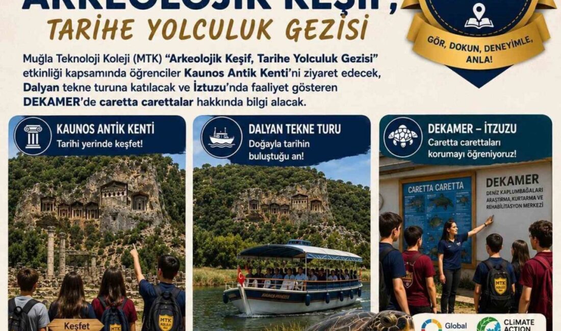 Eğitimi yalnızca sınıf ortamıyla sınırlamayan MTK Koleji, öğrencilerini tarih, kültür