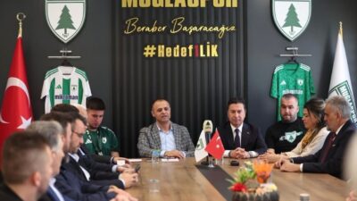Muğla Büyükşehir Belediye Başkanı Ahmet Aras, kritik final öncesi Muğlaspor