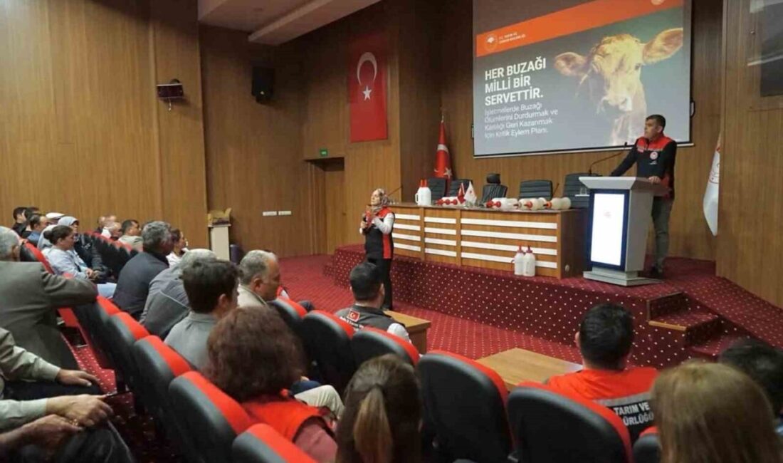 Tarım ve Orman Bakanlığının talimatları doğrultusunda, Hayvancılık Genel Müdürlüğü tarafından