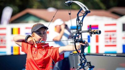 Muğlalı milli sporcu Hazal Burun, 2026 Avrupa Okçuluk Şampiyonası’nda Danimarkalı