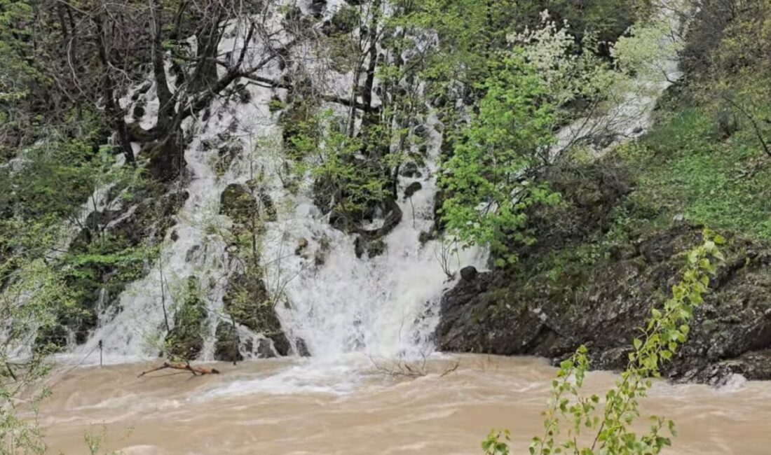 Tunceli’nin Munzur Vadisi’nde karların erimesiyle birlikte doğal şelaleler oluştu. Tunceli