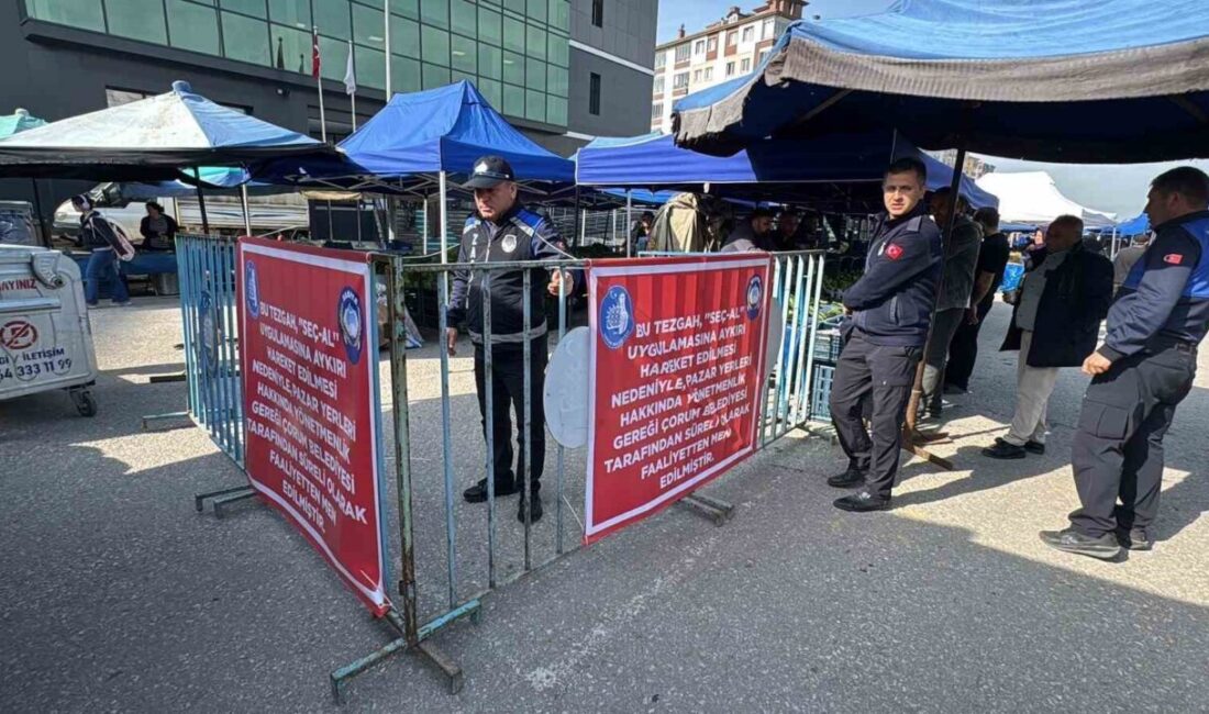 Çorum’da “seç-al” uygulamasına hareket ederek vatandaşın tezgahtaki ürünleri seçmesine izin