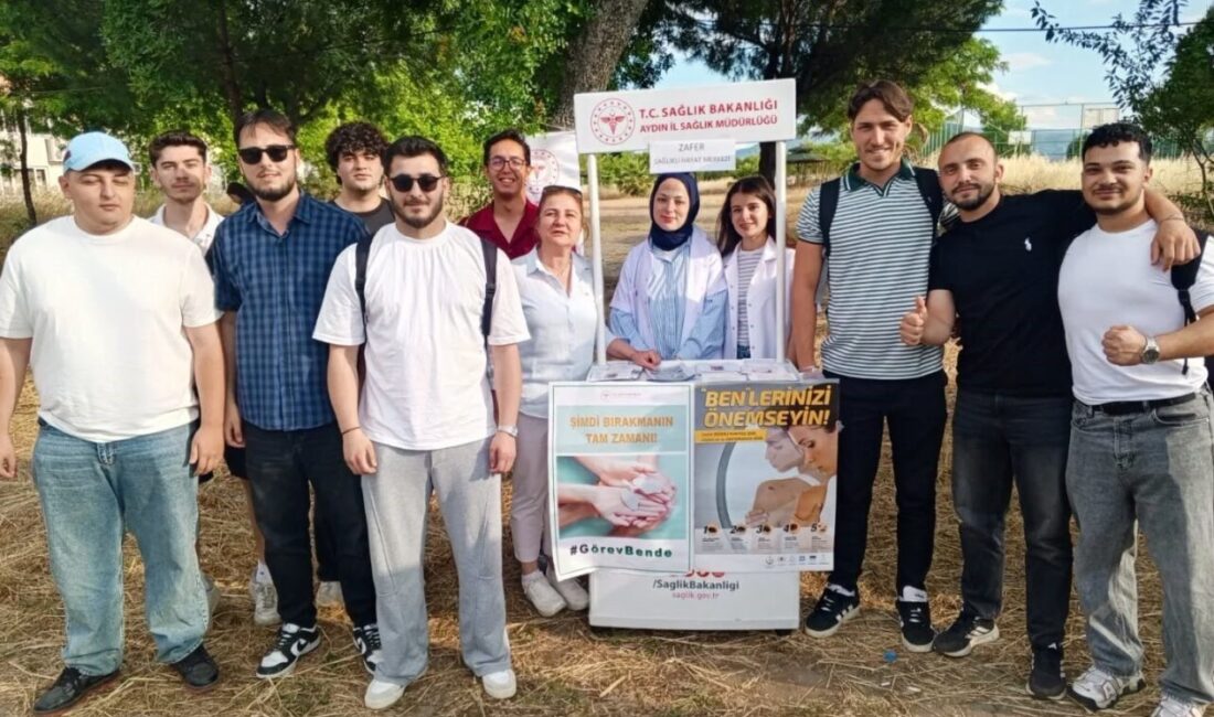 Aydın’ın Nazilli ilçesinde ’Sağlıklı Genç Haftası’ etkinlikleri kapsamında üniversite öğrencilerine