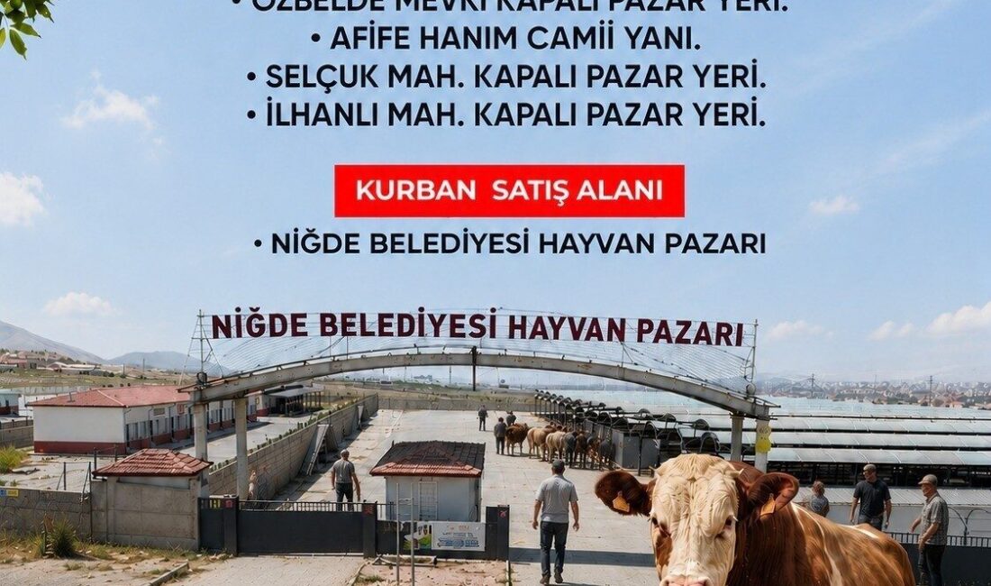 Niğde Belediyesi; yaklaşan Kurban Bayramı hazırlıklarını tamamlayarak vatandaşların ibadetlerini sağlıklı,