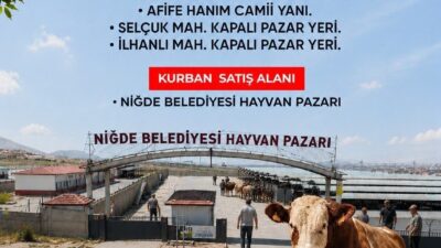 Niğde Belediyesi; yaklaşan Kurban Bayramı hazırlıklarını tamamlayarak vatandaşların ibadetlerini sağlıklı,